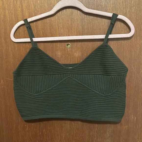 NWOT Aerie Take Charge Sweater Corset Tank - Picture 2 of 6